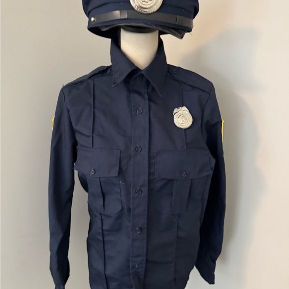 Unisex Police Officer costume. Size M. Matching pants. Never worn. - Picture 2 of 6